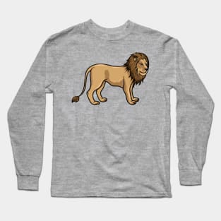 African Lion Long Sleeve T-Shirt